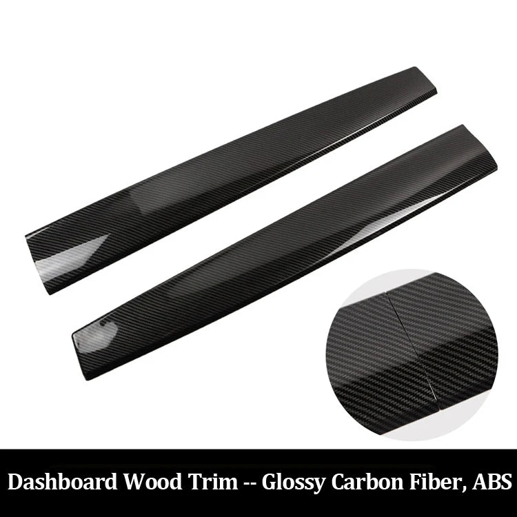 DSI - Carbon Fiber Center Console Wrap - FITS Tesla Model Y 3 2023 ABS  Cover Kit Dashboard Armrest Door Side Trim Sticker Accessories