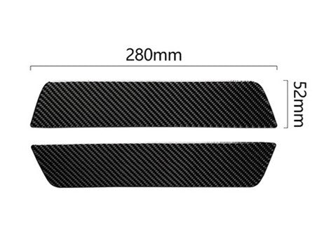 DSI - Tesla Model 3 - Carbon fiber Door jam floor panel threshold strip modification