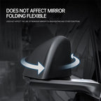 DSI - Carbon Fiber Car Paste Side Door Mirror Cover For Tesla Model Y Juniper2025 Auto Exterior Accessories ABS Sides Rearview Cover