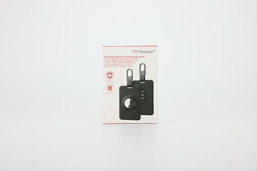 DSI - Tesla Key Card Holder with AirTag Slot, AirTag Tesla Card Plastic Card Key Holder for Model 3 Y S X Cybertruck with Keychain Key Rings, Key Card Protective Case Cover for Tesla - 1 Pack