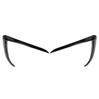 DSTAR - Front Bumper Fog Light Eyebrow Cover Trim for Tesla Model X 2015-2020, Carbon Fiber Style