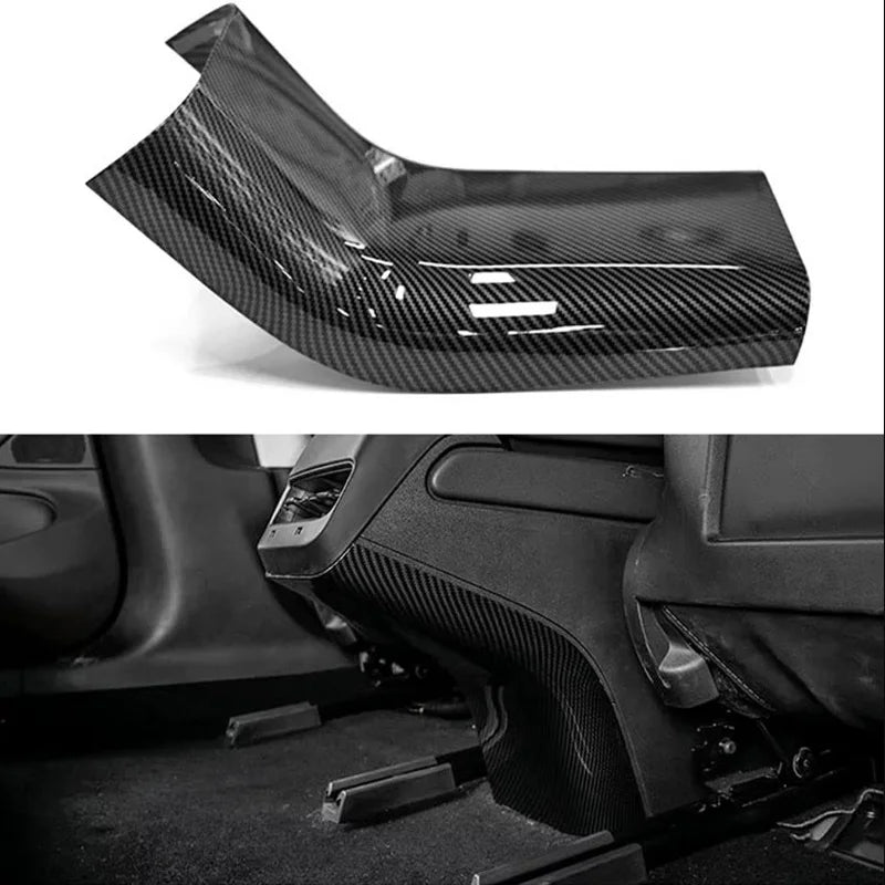 DSI - Carbon Fiber Center Console Wrap - FITS Tesla Model Y 3 2023 ABS  Cover Kit Dashboard Armrest Door Side Trim Sticker Accessories