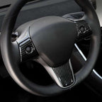 DSI - 3 Pcs Set Car Steering Wheel Decoration For Tesla Model 3 With Logo