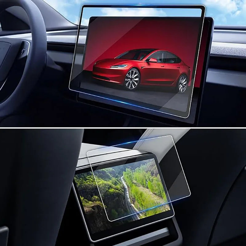 DSI - Tempered Glass Film Protector for Tesla Model 3 Highland Model Y Juniper Model Y Performance Rear Center Control Screen