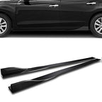DSI - 9pcs Combo Front Bumper Body Kit Lip + Side Skirt Extensions Diffuser Compatible with 2016-2020 Tesla Model S 2017 2018 2019 (Painted Carbon)