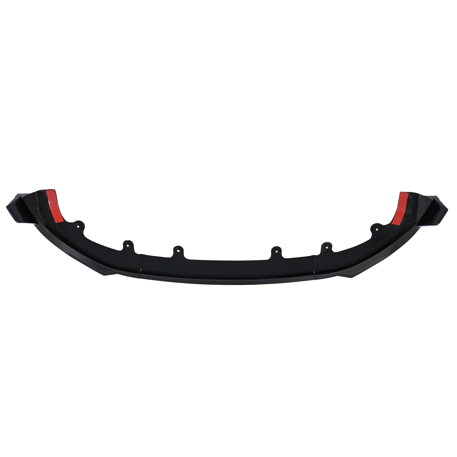 DSI - Front Bumper Lip Splitter Spoiler Glossy Black Fit for Tesla Model Y Juniper 2025 2026 Front Shovel Lower Air Chin Body Kit Exterior Upgrade Accessory No Drilling