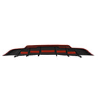  DSI - Rear Bumper Diffuser Lip for Tesla Model 3 2017-2023 Performance Style ABS Rear Bumper Molding Protector Lip (Glossy Black)