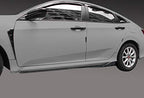 DSI - 9pcs Combo Front Bumper Body Kit Lip + Side Skirt Extensions Diffuser Compatible with 2016-2020 Tesla Model S 2017 2018 2019 (Painted Carbon)