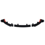 DSI - Front Bumper Lip Splitter Spoiler Glossy Black Fit for Tesla Model Y Juniper 2025 2026 Front Shovel Lower Air Chin Body Kit Exterior Upgrade Accessory No Drilling