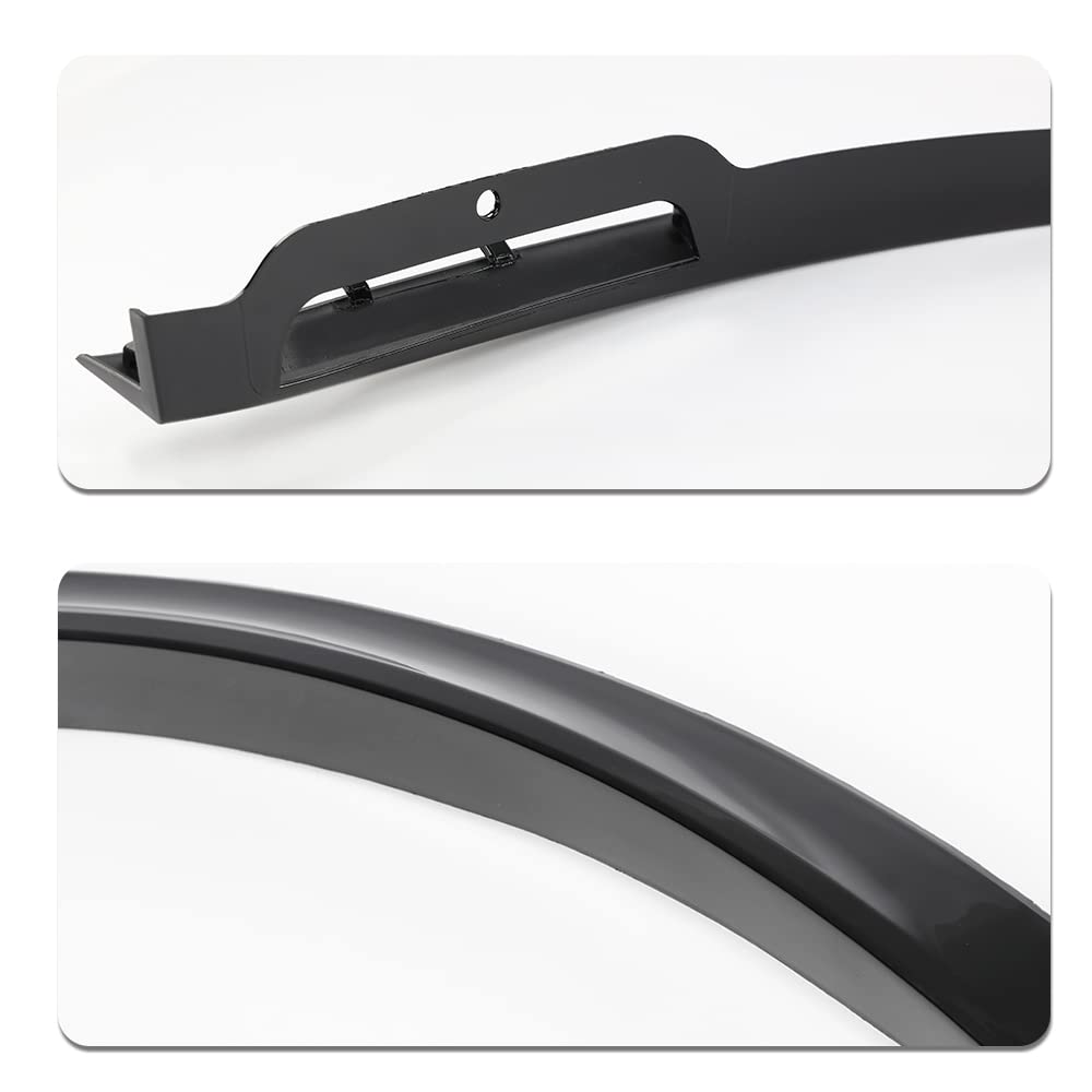 DSI - MODIFIED -  Fender Flares Compatible with 2020-2024 Tesla Model Y, Wide Body widened 0.57 "in front/0.6" in rear BLACK paint style