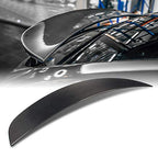 DSTAR - 7PCS Set Front Bumper Lip & Real Carbon Fiber Rear Trunk Spoiler Wing & Rear Roof Spoiler Compatible with 2022-2025 Tesla Model X, 2023 2024 (Painted Carbon Fiber Lip)