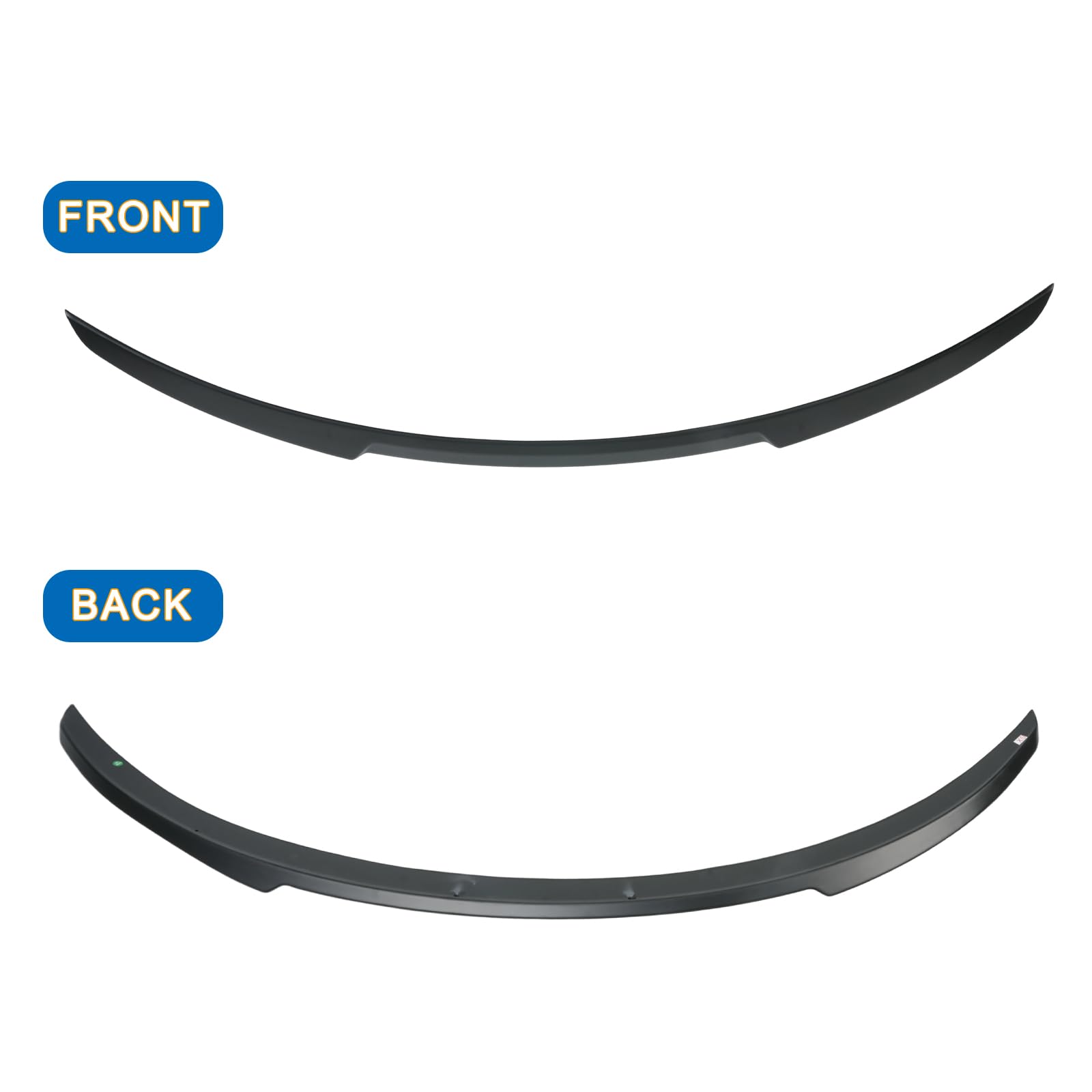 DSI - Spoiler for Tesla Model 3 2016-2022 Wing Rear Spoiler Trunk Tail Rear Trunk Lid,M4 Style Matte Black Style Performance,Model 3 Accessories