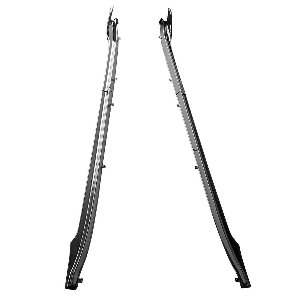 DSI - Side Skirts Extension Compatible with 2017-2025 Tesla Model 3, V Style Painted Gloss Black Rocker Panel Driver Passenger Side 6PC PP, 2018 2019 2020 2021 2022 2023 2024
