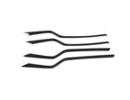 DSI - Car Accessories Compatible with Tesla Model S 2020 2019 2018 2017 Door Inner Armrest Frame Handle Panel Cover Trims ABS 8PCS(Carbon Fiber Style)