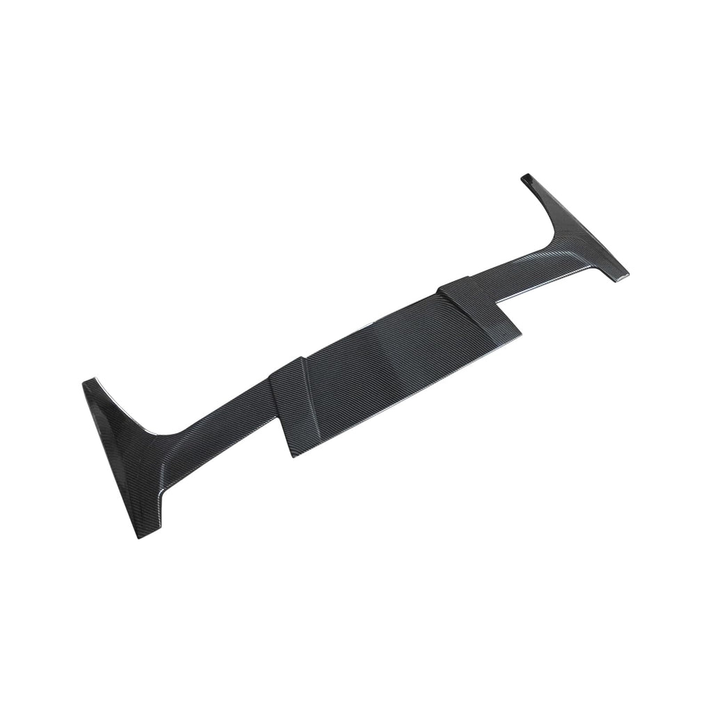 DSI - Carbon Fiber Look Fits for 2016-2025 Tesla Model X Rear Top Window Roof Spoiler Wing ST Style ABS Plastic Exterior Body Kits Trim