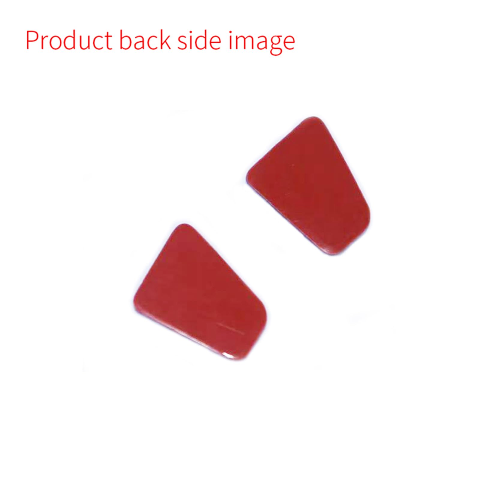 DSI - Premium Carbon Fiber Door Button Decals for Tesla Model 3 (2019-2023) & Model Y (2019-2024) Textured Protective Film (Red/Black) | Exact Fit | Interior Accessories (Red)