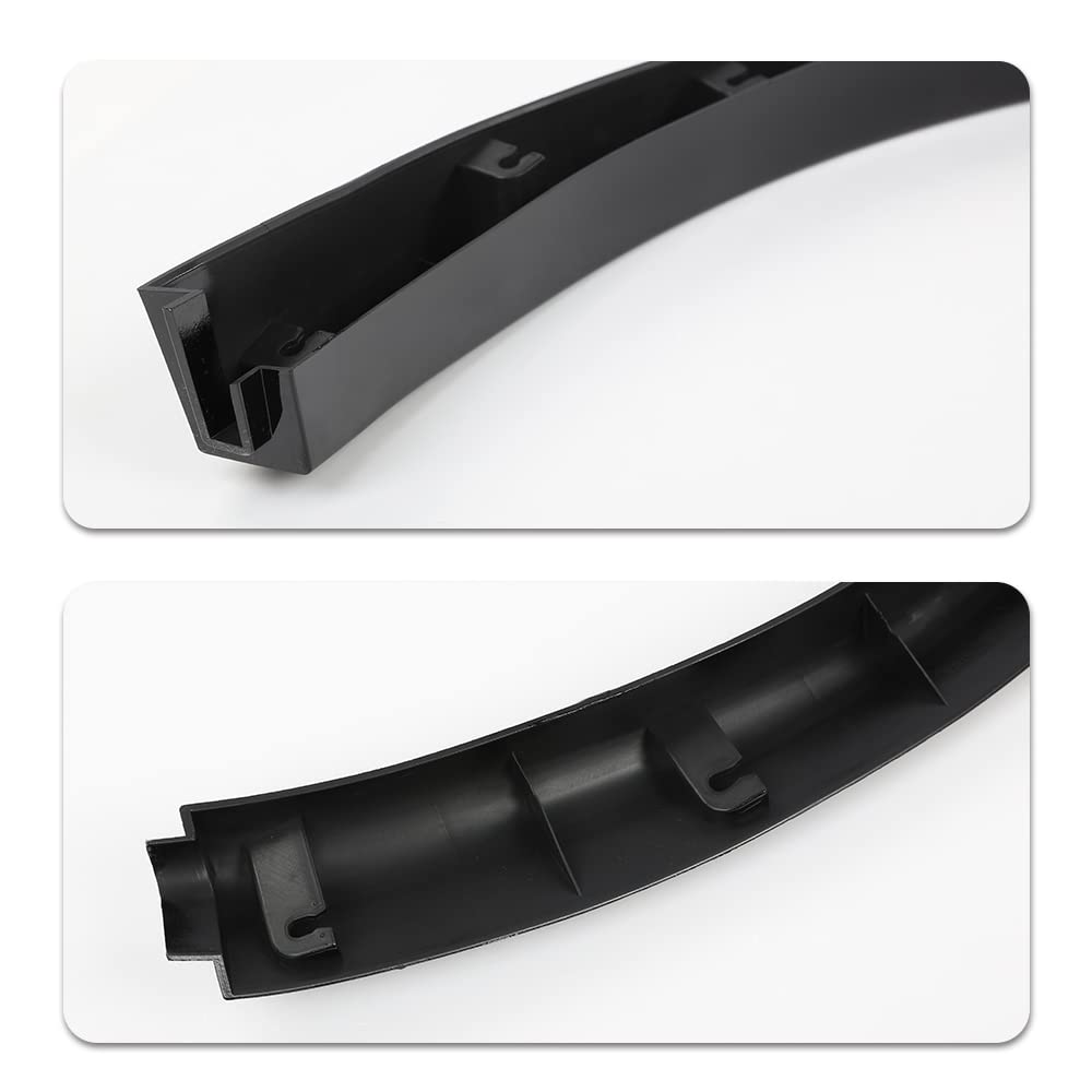 DSI - MODIFIED -  Fender Flares Compatible with 2020-2024 Tesla Model Y, Wide Body widened 0.57 "in front/0.6" in rear BLACK paint style