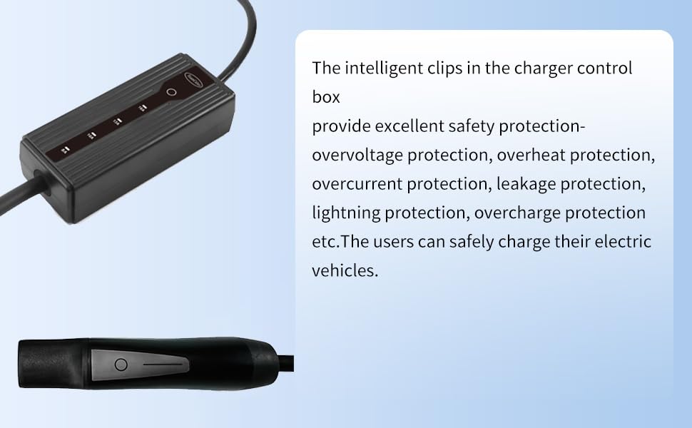 DSI - Level 1 16-Amp Portable EV Charger for Tesla Model 3/Y/S/X, NACS Plug, Home or Travel Charging Solution