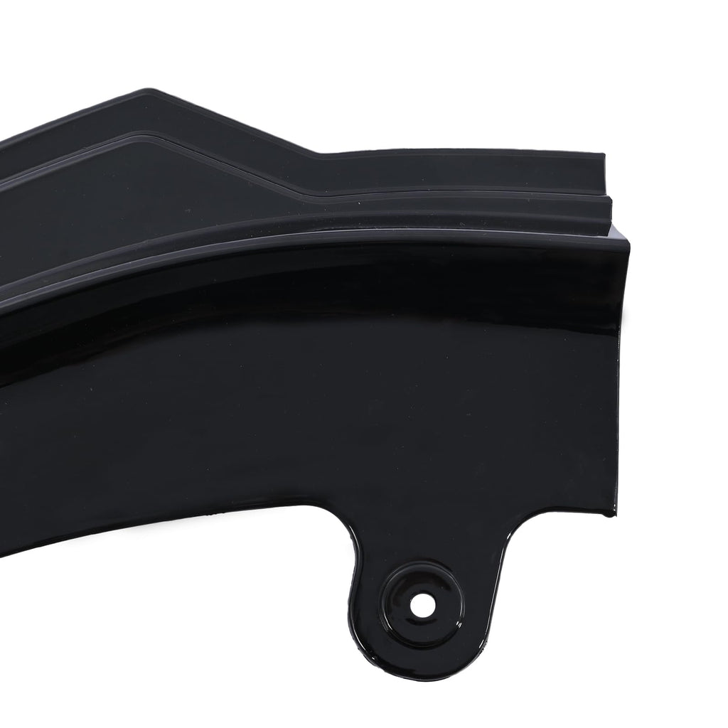 DSI - Front Bumper Lip Splitter Spoiler Glossy Black Fit for Tesla Model Y Juniper 2025 2026 Front Shovel Lower Air Chin Body Kit Exterior Upgrade Accessory No Drilling