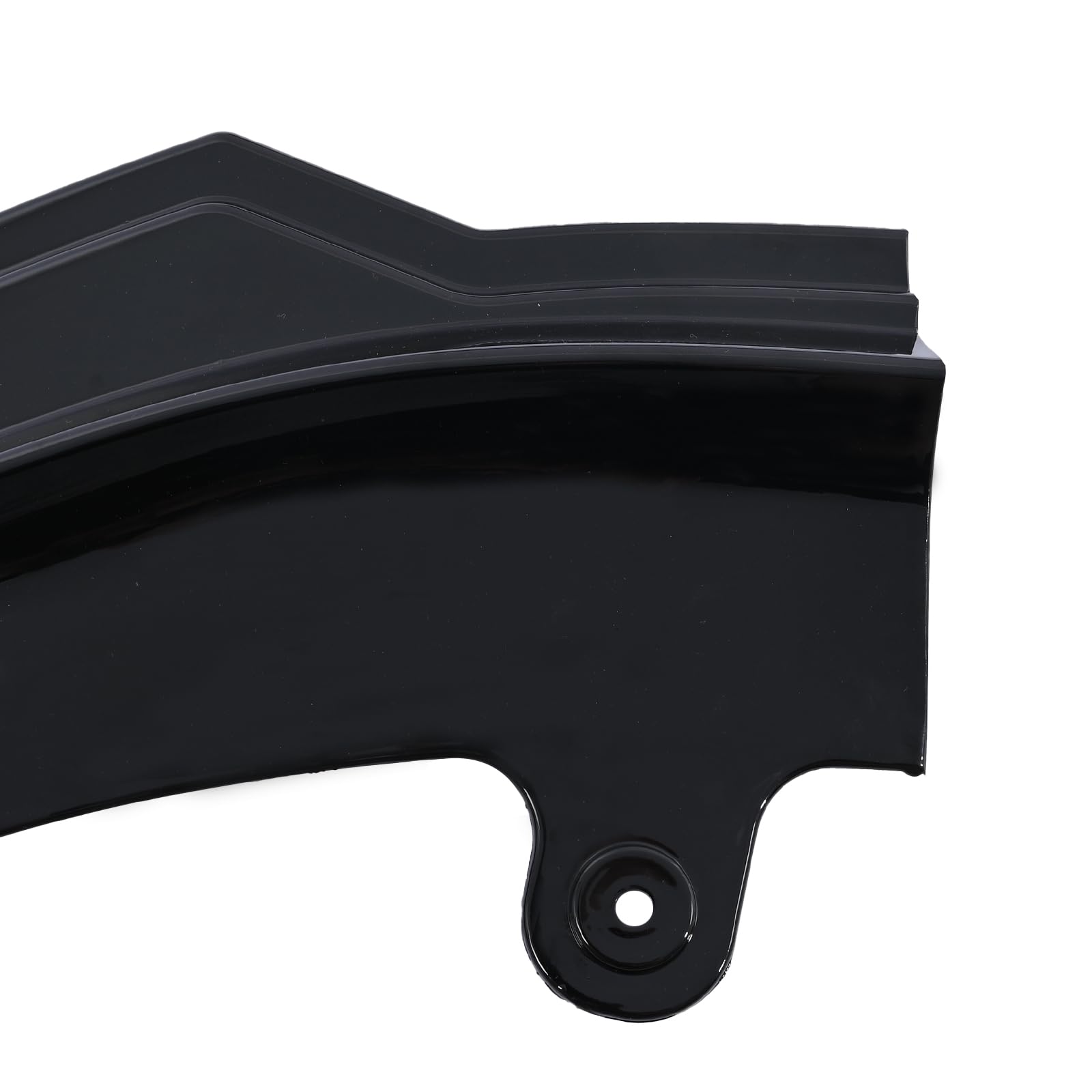 DSI - Front Bumper Lip Splitter Spoiler Glossy Black Fit for Tesla Model Y Juniper 2025 2026 Front Shovel Lower Air Chin Body Kit Exterior Upgrade Accessory No Drilling