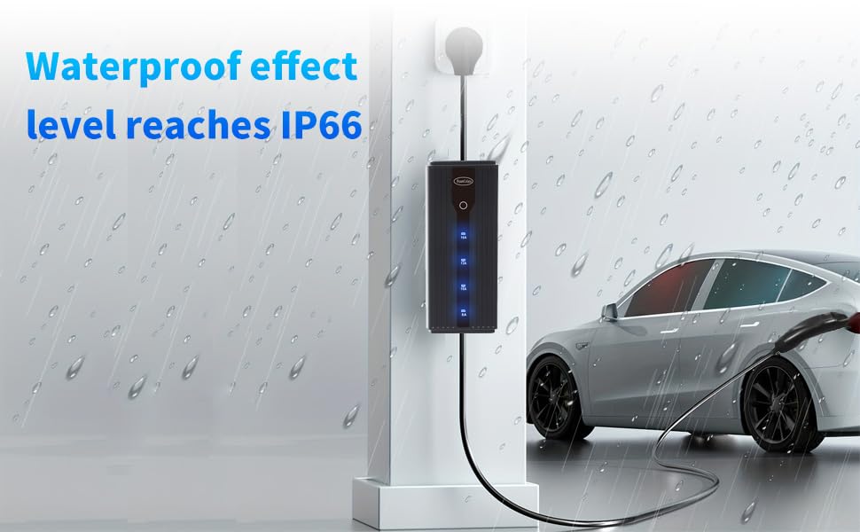 DSI - Level 1 16-Amp Portable EV Charger for Tesla Model 3/Y/S/X, NACS Plug, Home or Travel Charging Solution