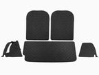 DSTAR - Car Trunk Mat for Tesla Model X 6/7 Seater 2016-2021 (NOTE **2022-Current DO NOT FIT) Full Coverage Trunk Cargo Mat All Weather Rear Cargo Liner Heavy Duty (Black with Black Stitching)