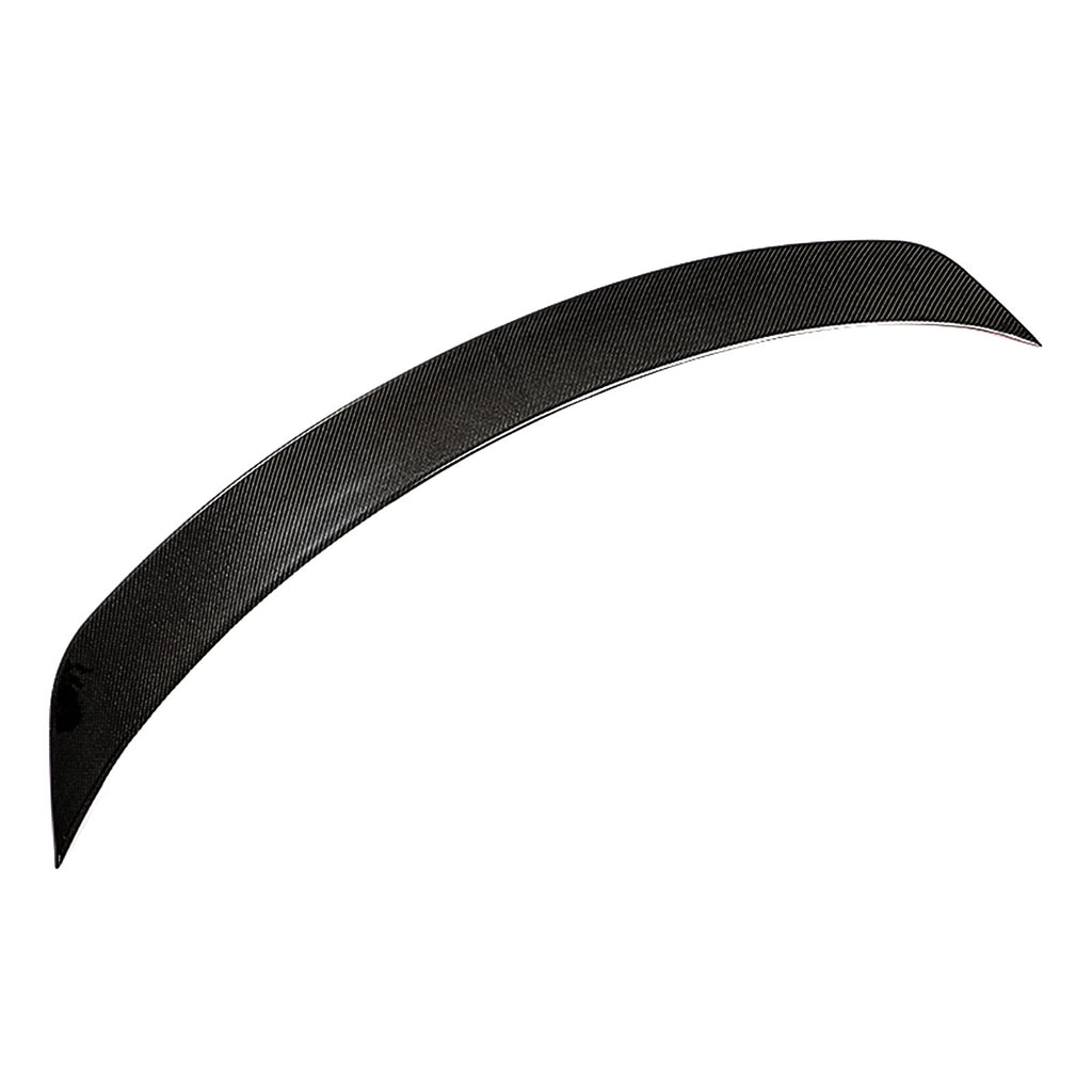DSI - Rear Trunk Spoiler Fits 2020-2025 Tesla Model Y, IKON Style Real Carbon Fiber Racing Deck Lid Spoiler Rear Trunk Tail Lip Wing Styling Trim