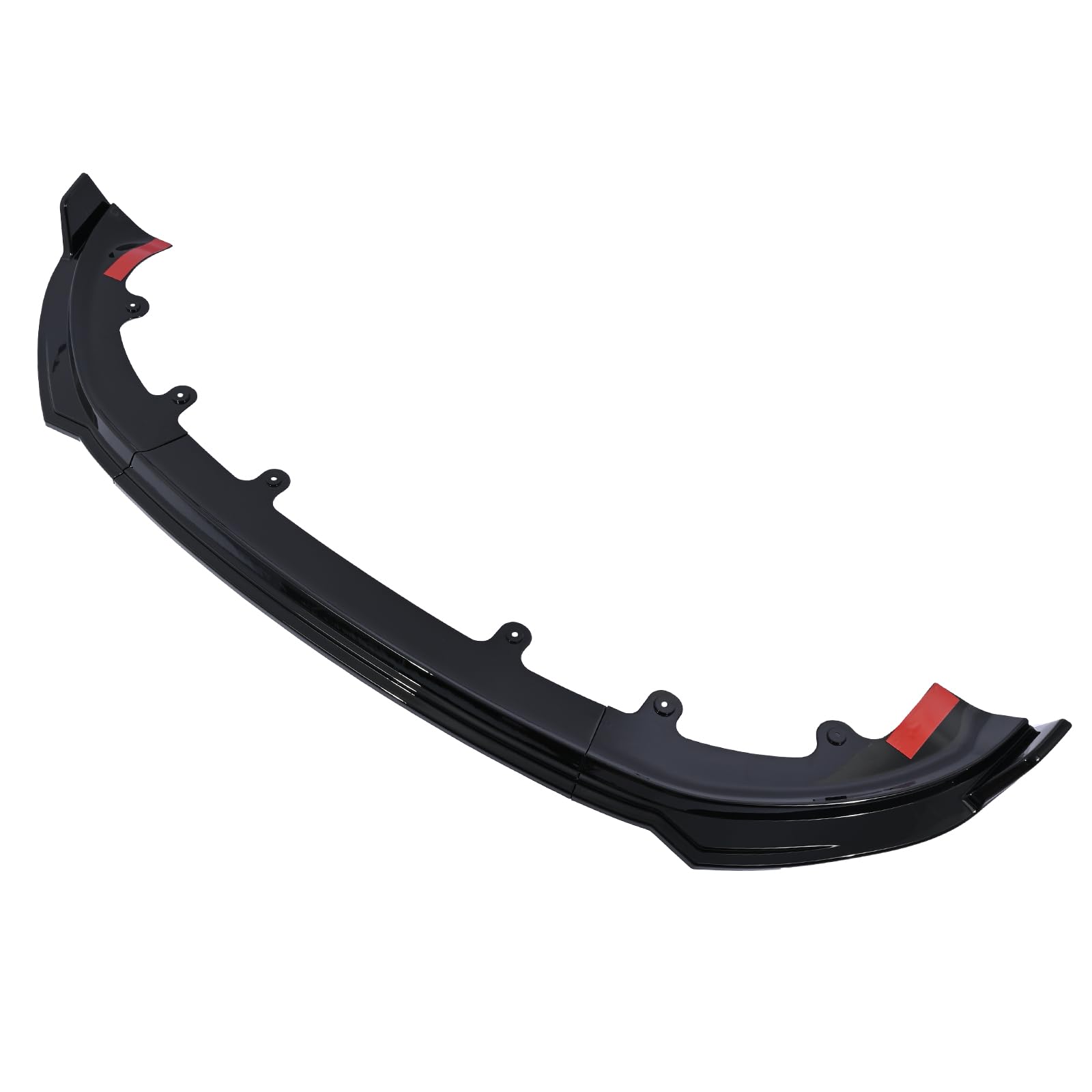 DSI - Front Bumper Lip Splitter Spoiler Glossy Black Fit for Tesla Model Y Juniper 2025 2026 Front Shovel Lower Air Chin Body Kit Exterior Upgrade Accessory No Drilling