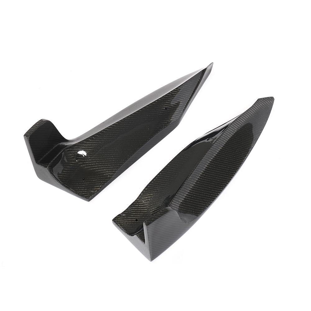 DSI - Carbon Fiber Rear Bumper Splitter fits for Tesla Model S Sedan 2016-2020 Rear Bumper Canard Fins Side Corner Splitter Aprons Factory Outlet