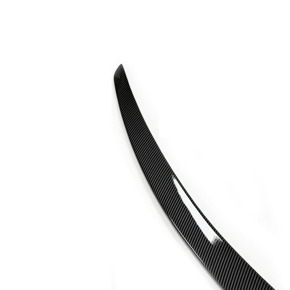 DSI - Rear Spoiler Compatible with Tesla Model S 2012-2024 Sedan 4-Door Trunk Spoiler Wing Factory Style Carbon Fiber Style