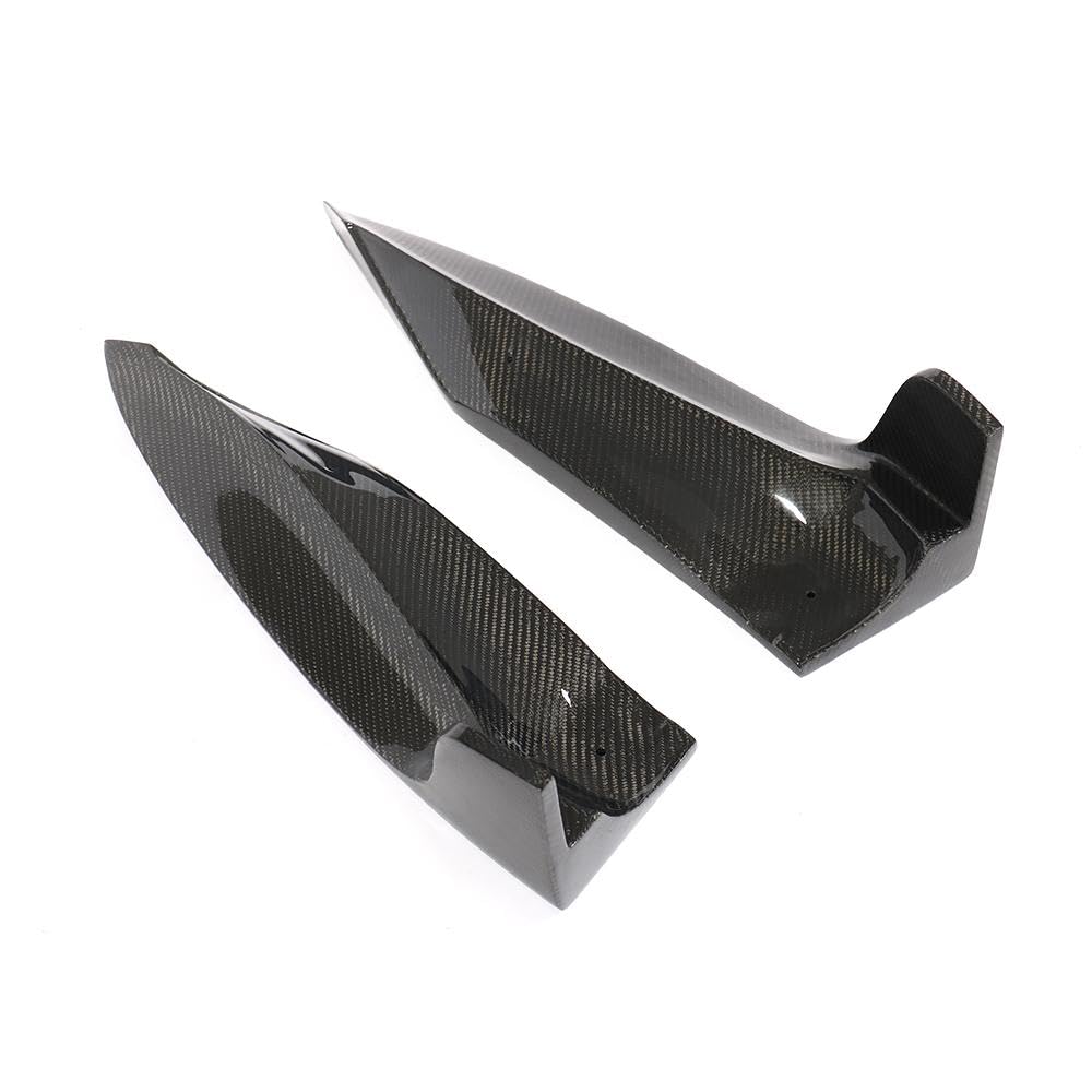 DSI - Carbon Fiber Rear Bumper Splitter fits for Tesla Model S Sedan 2016-2020 Rear Bumper Canard Fins Side Corner Splitter Aprons Factory Outlet
