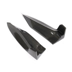 DSI - Carbon Fiber Rear Bumper Splitter fits for Tesla Model S Sedan 2016-2020 Rear Bumper Canard Fins Side Corner Splitter Aprons Factory Outlet