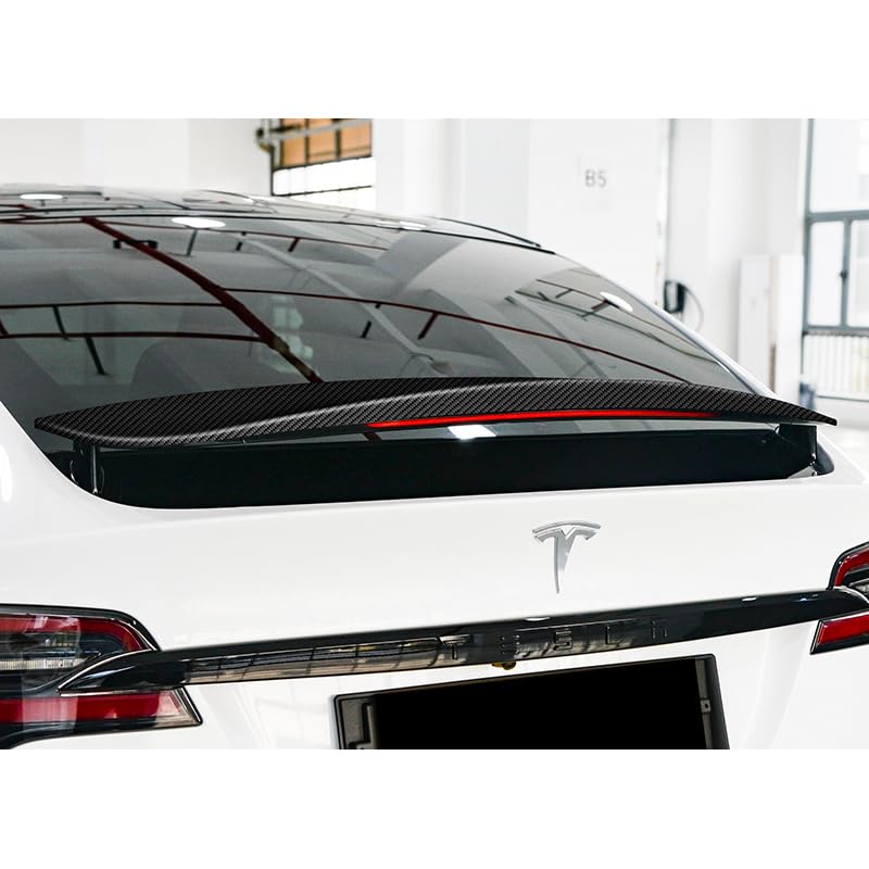 DSI -  Real Carbon Fiber, OE-Style Rear Trunk Spoiler Wing, Compatible with 2016-2025 Tesla Model X, Lightweight Exterior Accessories, Replacement Parts (Matte Carbon Fiber)