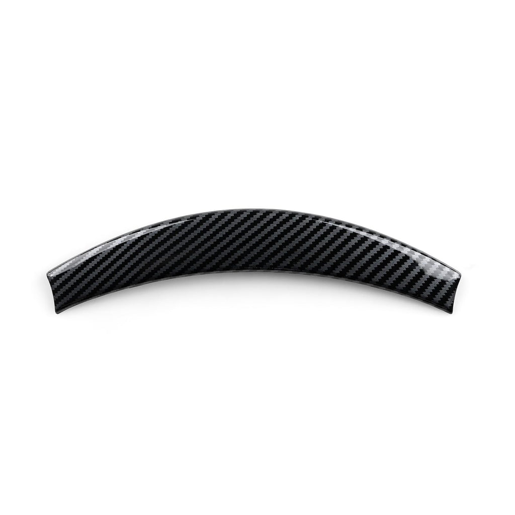 DSI - FITS Tesla Model 3 Highland 2024 2025 2026 Model Y Juniper 2025 2026 Accessories Car Steering Wheel Trim Carbon Style ABS Decal Sticker (Style B)