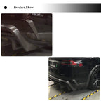 DSI - Carbon Fiber Rear Fender Vent fits for Tesla Model X 75D 90D P90D 100D P100D 2016 2017 2018 Carbon Fiber Rear Air Intake Vent Trim Apron 2pcs/Set