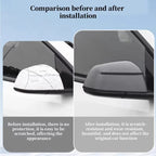 DSI - Carbon Fiber Car Paste Side Door Mirror Cover For Tesla Model Y Juniper2025 Auto Exterior Accessories ABS Sides Rearview Cover