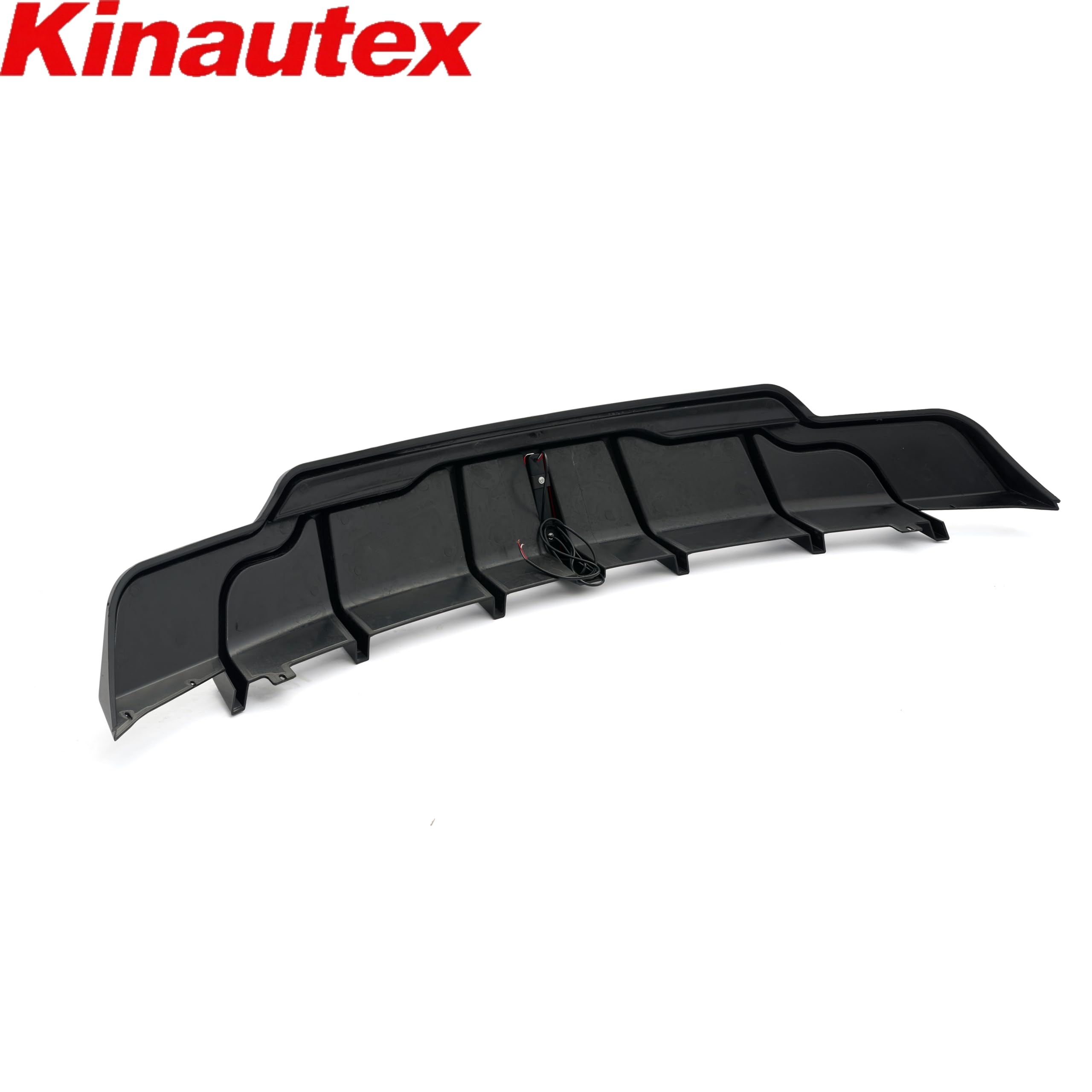 DSTAR - Rear Rear Bumper Diffuser Lip Splitter Spoiler for 2017-2023 Tesla Model 3 Led Light Style