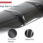 DSI - REAL - Carbon Fiber Rear Diffuser for Tesla Model S 2021 2022 2023 Rear Bumper Splitters Lower Lip Spoiler Valance Protector Factory Outlet