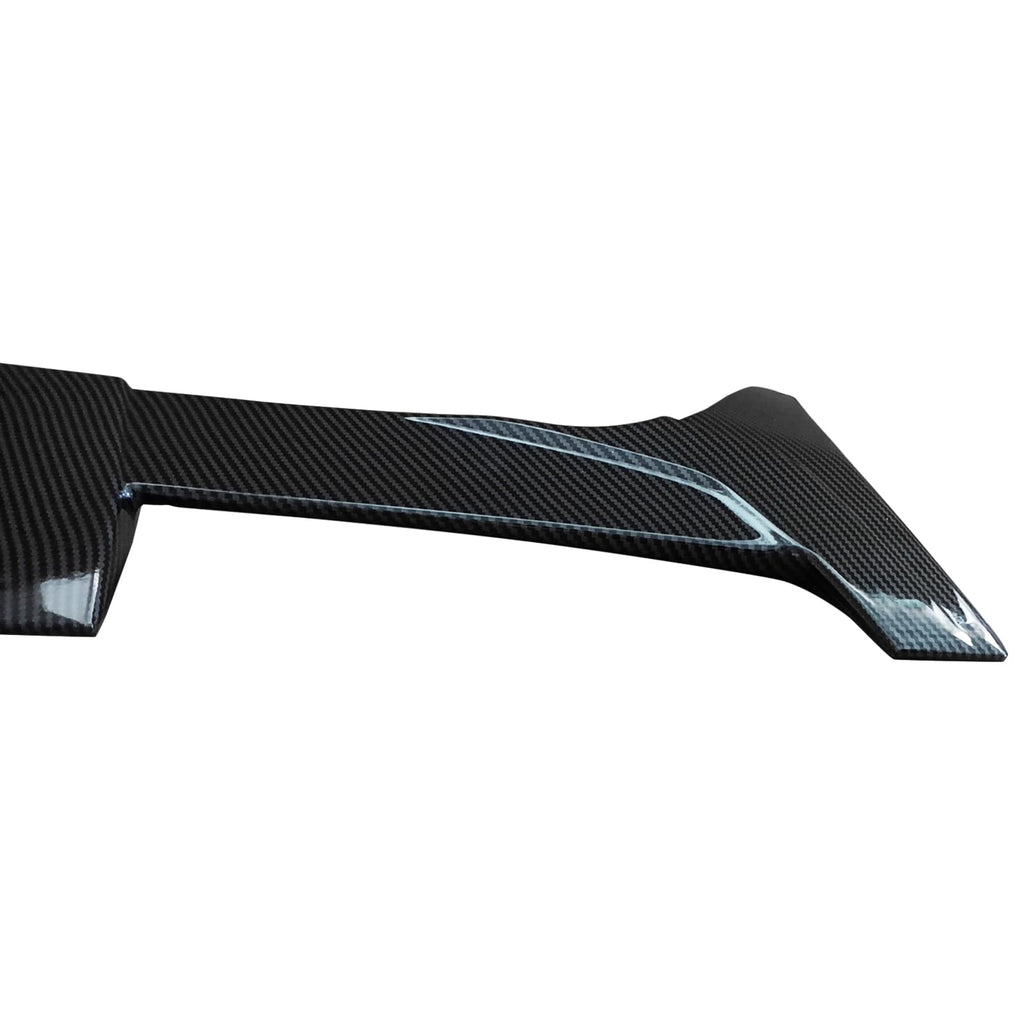 DSI - Carbon Fiber Look Fits for 2016-2025 Tesla Model X Rear Top Window Roof Spoiler Wing ST Style ABS Plastic Exterior Body Kits Trim