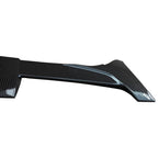 DSI - Carbon Fiber Look Fits for 2016-2025 Tesla Model X Rear Top Window Roof Spoiler Wing ST Style ABS Plastic Exterior Body Kits Trim