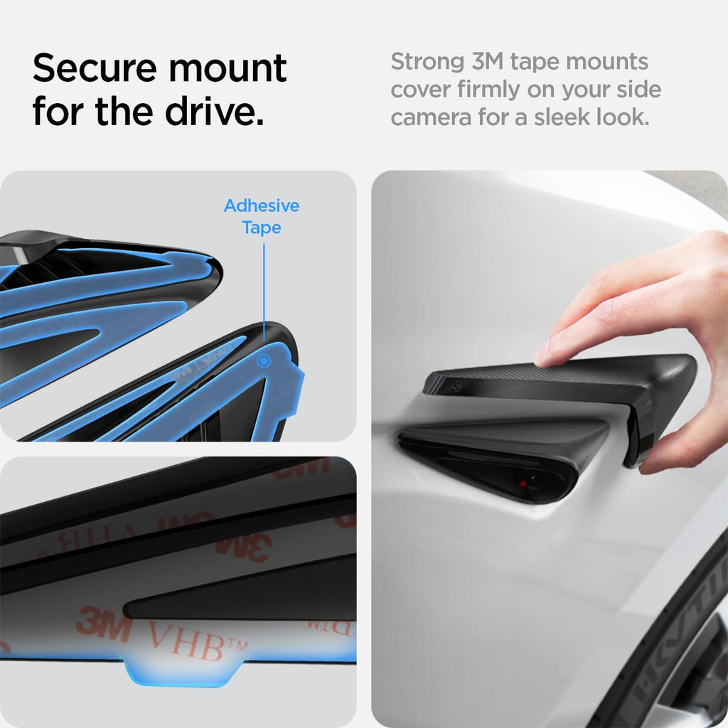 DSI - Side Camera Protection Cover for Tesla Model Y Juniper (Standard, Premium & Performance 2025/2026) and Model 3 Highland (Standard, Premium & Performance 2024/25/26)
