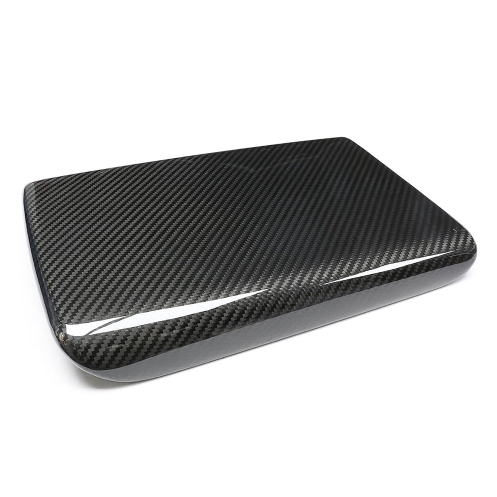 DSI - Center Console Armrest Box Panel Trim For Tesla Model S Model X 2021-2023 Carbon Fiber