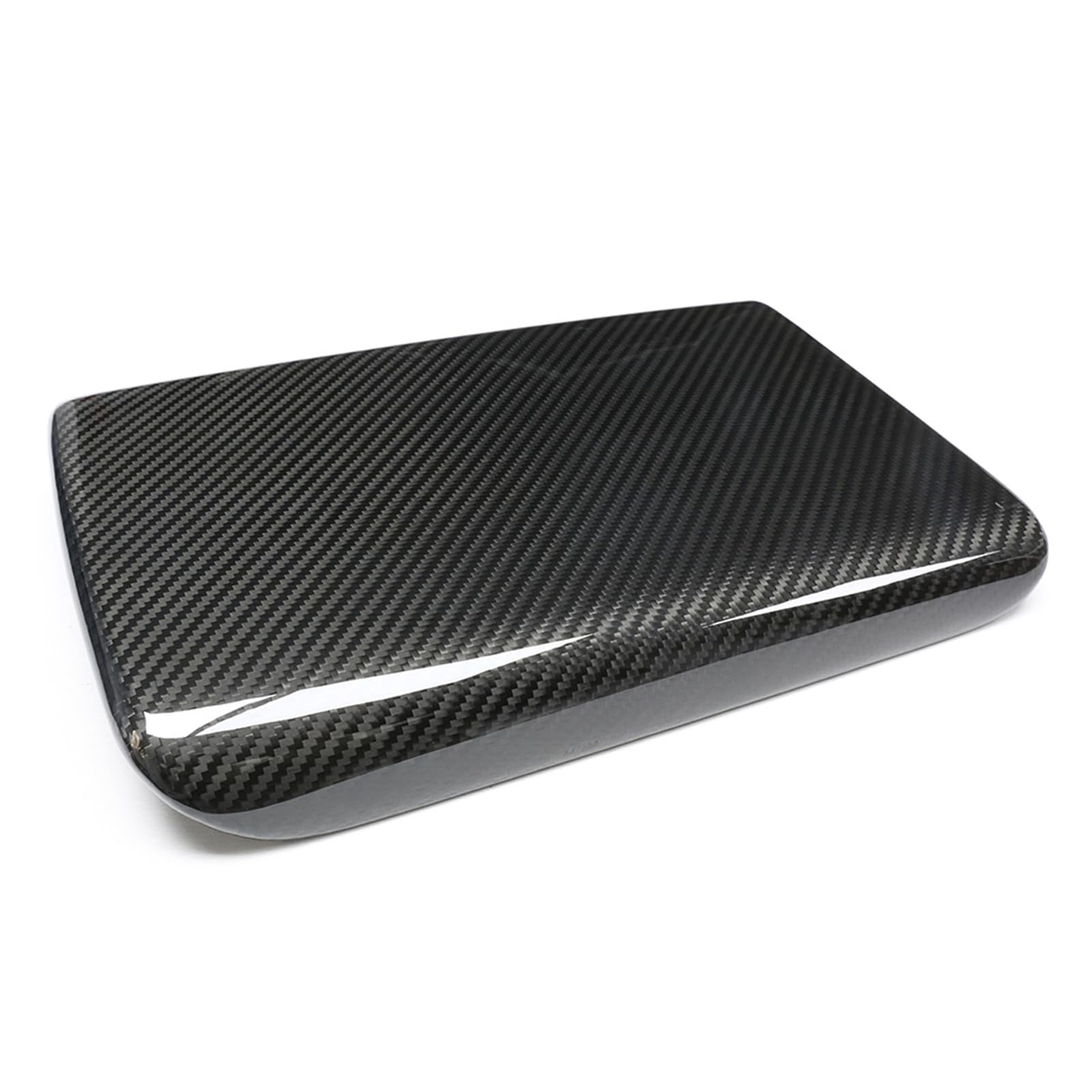 DSI - Center Console Armrest Box Panel Trim For Tesla Model S Model X 2021-2023 Carbon Fiber