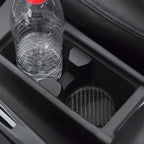 DSI - Car Cup Holder Coaster, 2 PCS Carbon Fiber Non-Slip Embedded Coasters, Universal 2.75 Inch Cup Holder Insert Coaster Pad, Sports Racing Durable Drink Mat, Car Interior Accessories