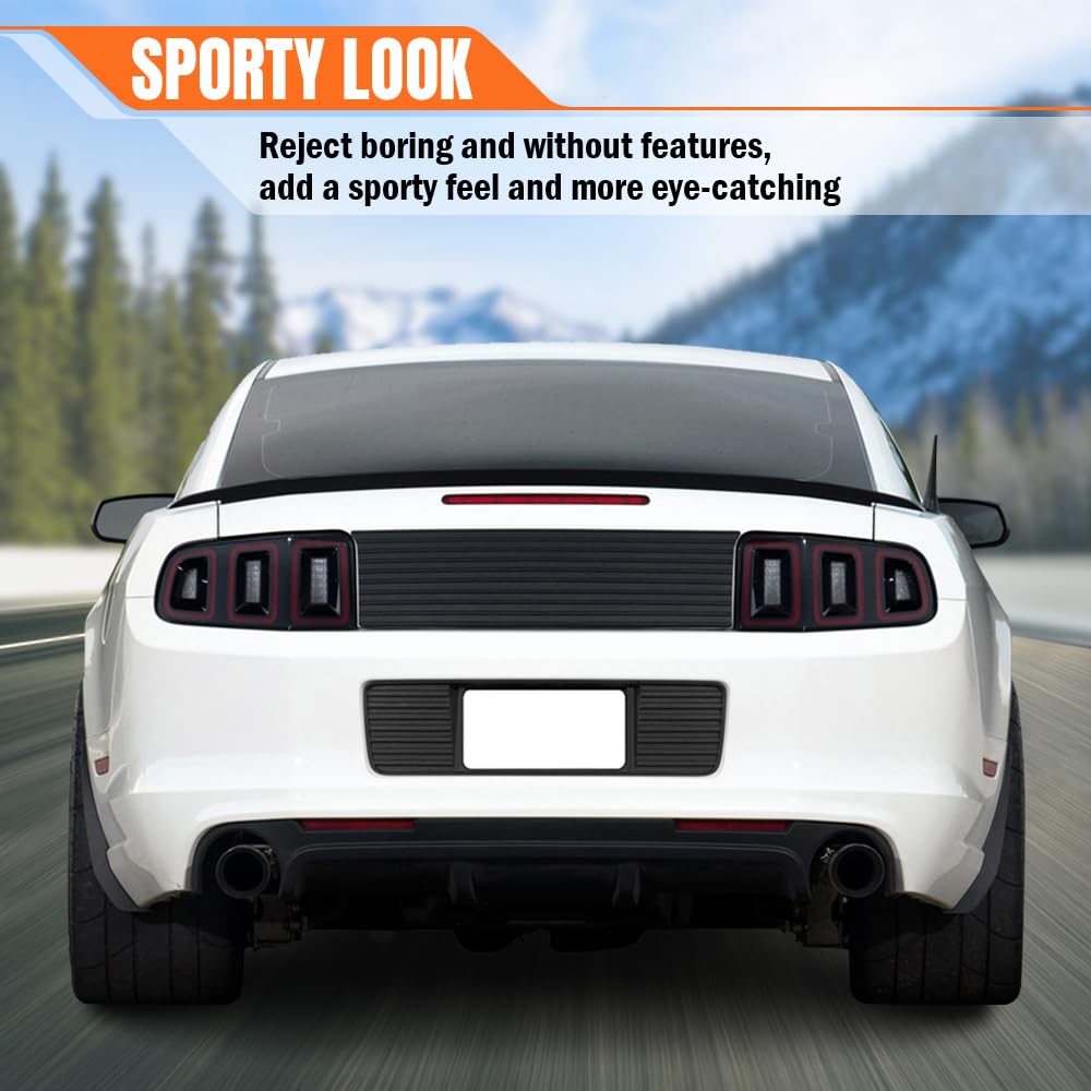 DSI - Rear Bumper Diffuser Lip Kit for Tesla Model Y 2020-2024, Carbon-Print PP Lower Valance Splitter