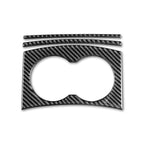 DSI - Carbon Fiber Car Center Console Panel Decoration Trim Sticker Auto Interior Accessories Compatible with Tesla Model X 2016-2020 Model S 2012 2013 2014 2015 2016 2017 2018 2019 2020 Black