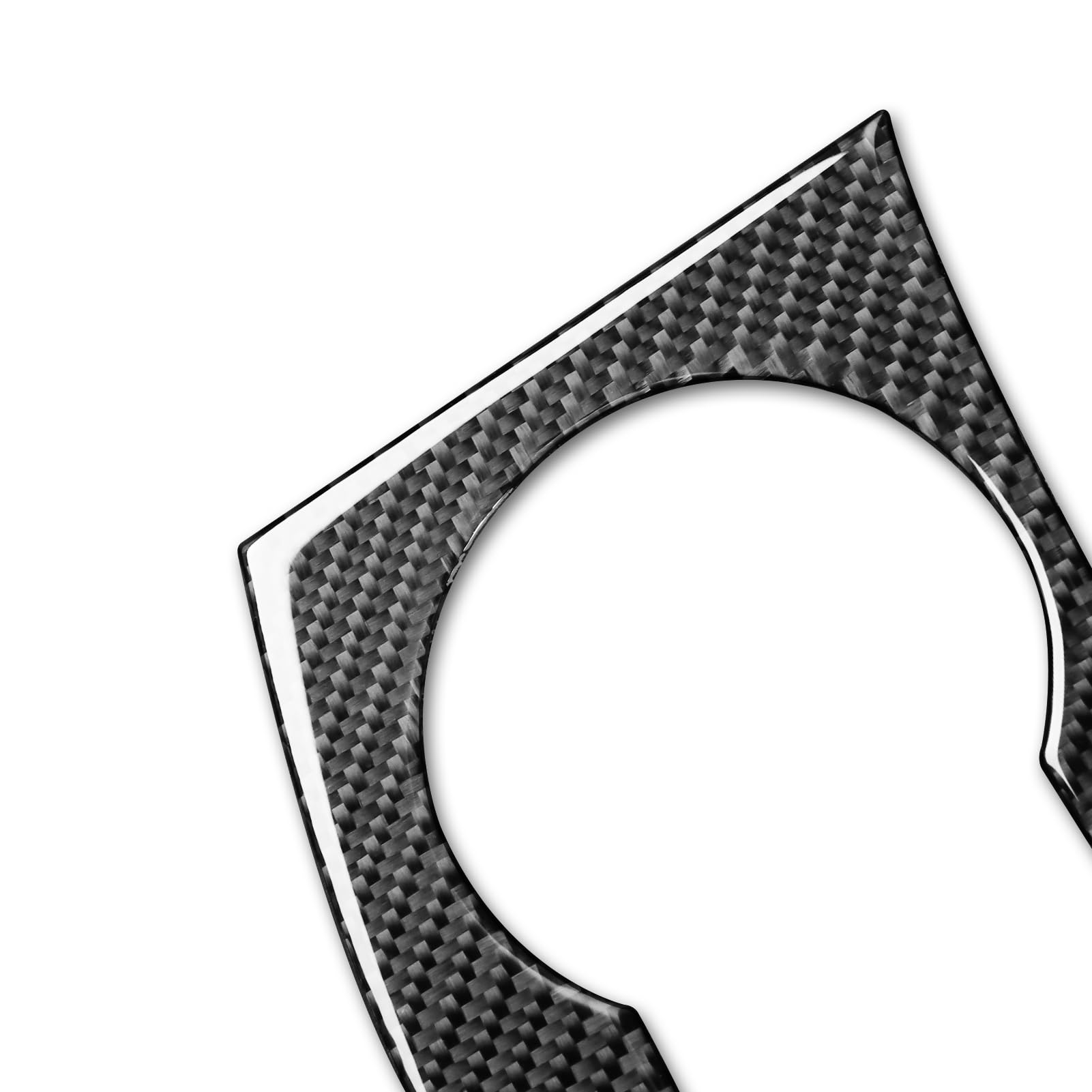 DSI - Carbon Fiber Car Center Console Panel Decoration Trim Sticker Auto Interior Accessories Compatible with Tesla Model X 2016-2020 Model S 2012 2013 2014 2015 2016 2017 2018 2019 2020 Black