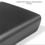 DSI - Center Console Armrest Cover Carbon Fiber Texture Compatible with Tesla Model 3 Highland/Model Y Juniper,Scratch-Proof ABS, Snap-On Design, Waterproof & Easy-Clean, Exact Fit (Refresh Edition)