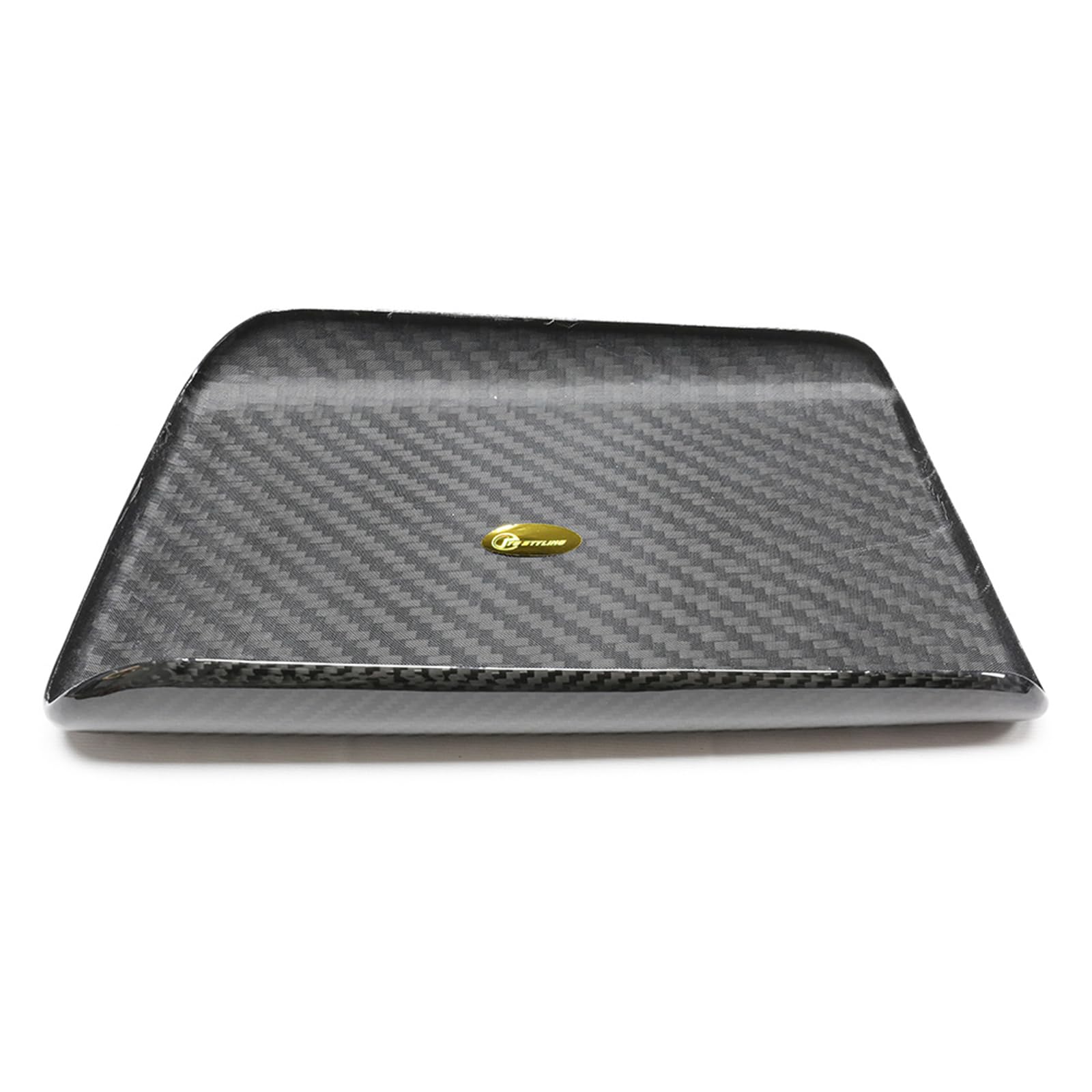 DSI - Center Console Armrest Box Panel Trim For Tesla Model S Model X 2021-2023 Carbon Fiber