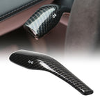 DSI - Carbon Fiber Steering Column Lever Cover for Tesla Model Y Juniper 2025-2026, Interior Trim Upgrade